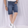 Blue Relaxed Fit Denim Shorts